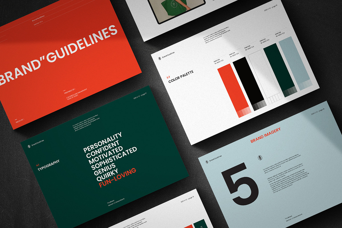 Brand Guidelines, a Brochure Template by GoldenPixelStudio (Photo 10 of 10)