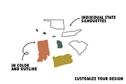 United States of America Map, an Education Illustration by AnkaDrozd (Thumbnail 2 of 9)