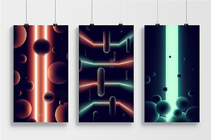 10 Neon Background