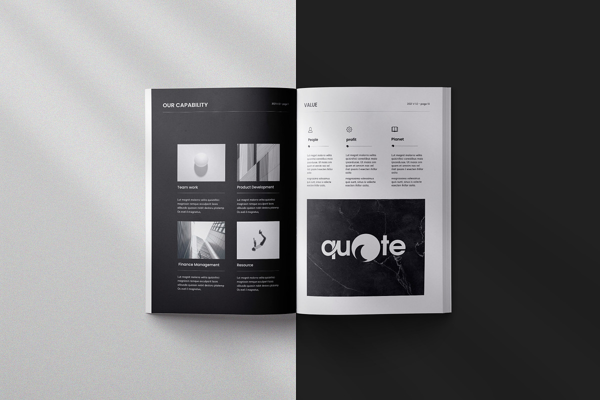 Quote | Proposal Template, a Brochure Template by GoldenPixelStudio