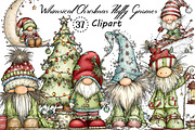Whimsical Christmas Fluffy Gnome PNG, an Illustration by Creative Art (Thumbnail 1 of 11)