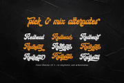 Ginchiest - Retro Bold Script, a Script Font by Ridha-38.lineart (Thumbnail 11 of 14)