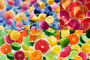 Mixed Fruits Summer Seamless Pattern, a Texture Illustration by DreamPrint404 (Thumbnail 7 of 7)