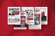 Basketball Matchday Flyer Template, a Flyer Template by Tanmoy Topu (Thumbnail 1 of 6)