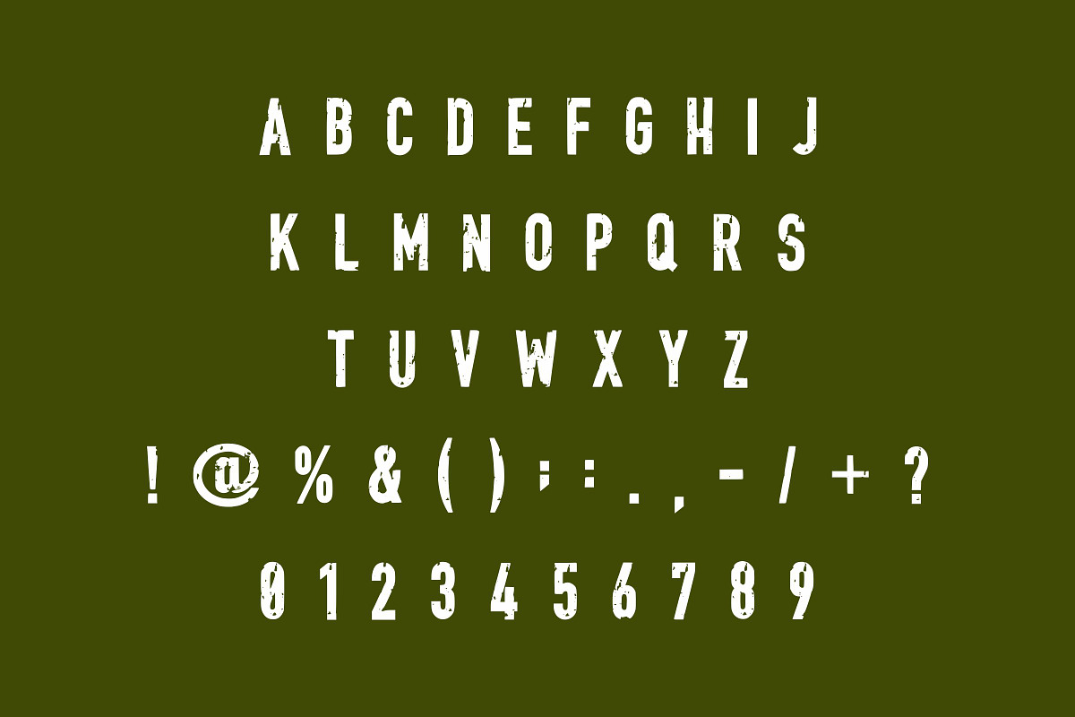 The Forest Hunter, a Font by Limited.studio (Photo 6 of 7)