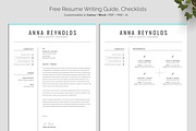 Resume / CV Template | Canva & Word, a Resume Template by CreativeZoom (Thumbnail 3 of 8)