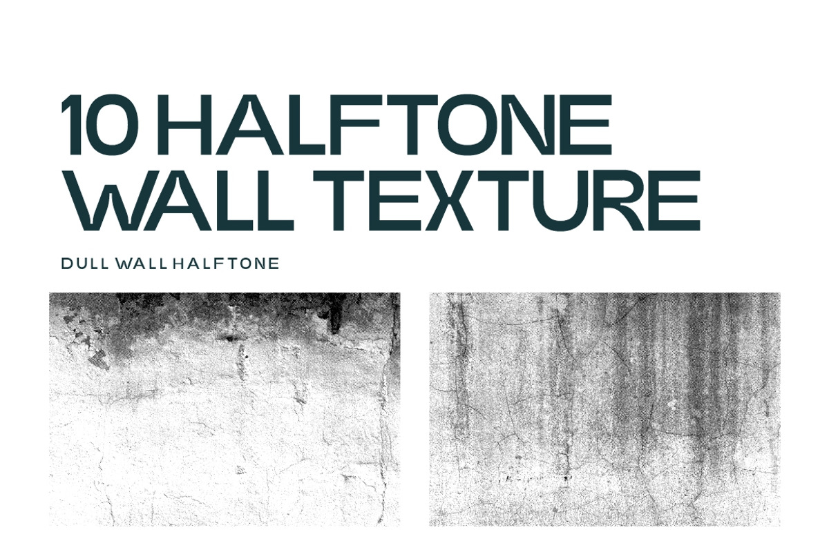 10 Halftone Wall Texture, a Texture Graphic by Bentype Studio (Photo 3 of 4)