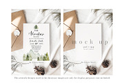 Winter Minimalist Invitation Mockups, an Invitation Template by My Lovely Stock (Thumbnail 5 of 8)