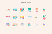Pride Sticker Pack: Digital Download, a Social Media Template by Squarebase Templates (Thumbnail 2 of 2)