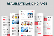 Realestate Website Landing Page, a Landing Page Template by CreativeShaper (Thumbnail 1 of 7)