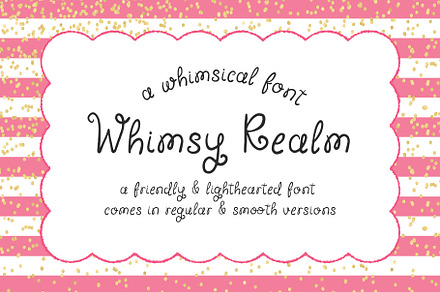 Whimsy Realm - Sweet Wedding Font