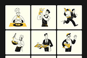 Food and Delivery Illustrations Set, a Food Illustration by Brickclay (Thumbnail 8 of 9)