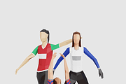 Football Women, a Characters & Person 3D Model by Studio Ochi (Thumbnail 1 of 10)