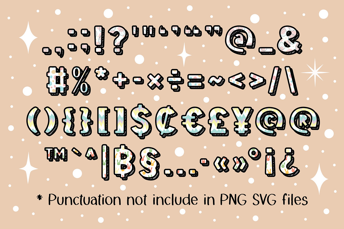 Easter OTF PNG SVG, a Symbol Font by DREAMs Soul G. (Photo 4 of 6)