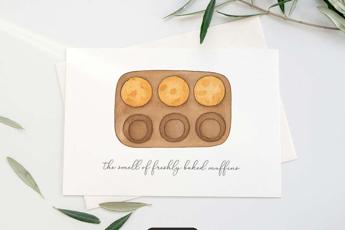 Cute Baking Tools, a Food Illustration by PaintPixelCo (Photo 6 of 15)