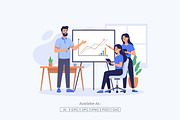 Team Analyzing Digital Marketing, a Person Illustration by Partikusi Design (Thumbnail 2 of 3)