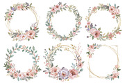 Geometric Floral Frames Set, an Illustration by jahid234 (Thumbnail 5 of 20)
