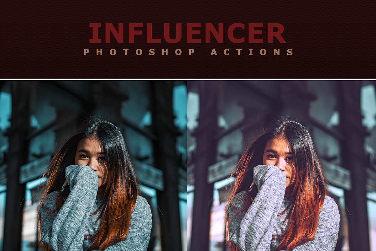 Influencer Photoshop Actions preview 4