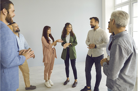 Group of young and mature business, a Person Photo by StudioRomantic