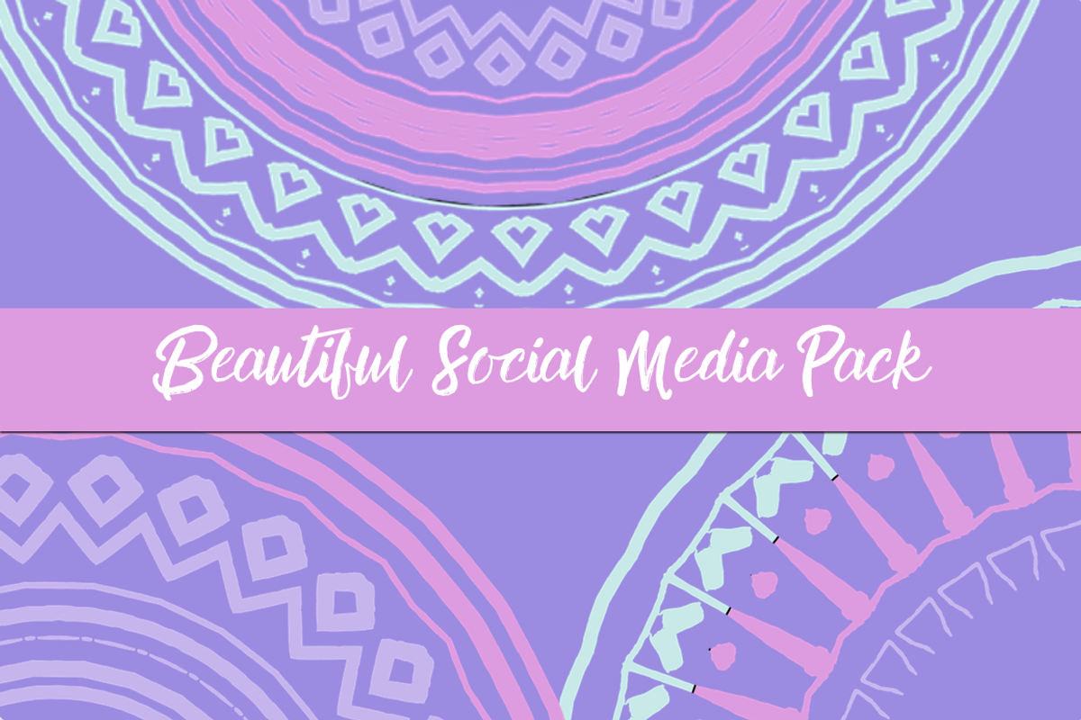 Beautiful Social Media Pack, a Templates & Theme by CosmicMedium (Photo 16 of 19)