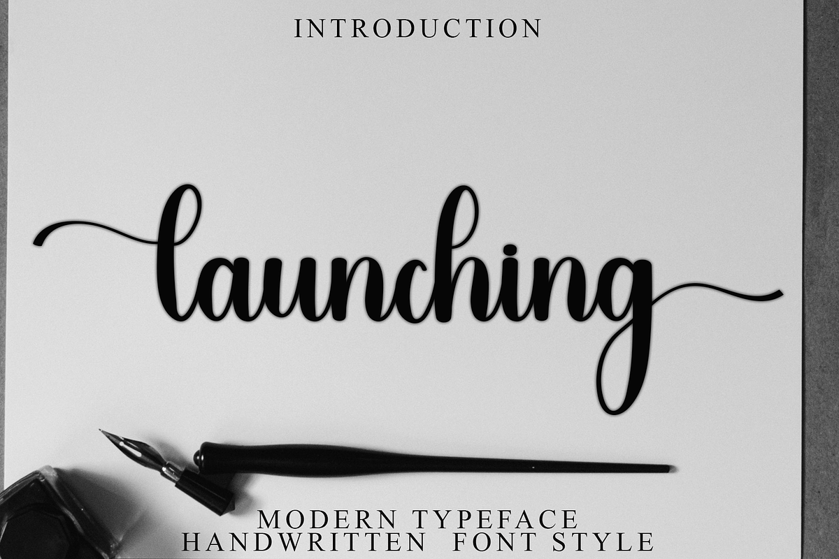 Launching, a Handwritten Font by FreshTypeINK (Photo 1 of 8)