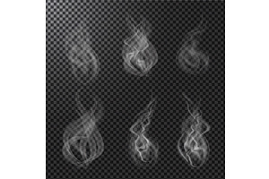 Smoke on transparent background., an Illustration by piter.goskov