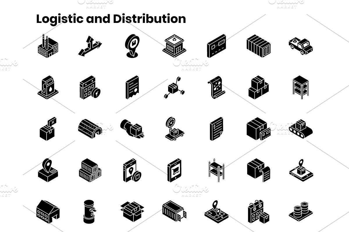 2000+ Isometric Icons Set, an Outline Icon by Brickclay (Photo 27 of 37)