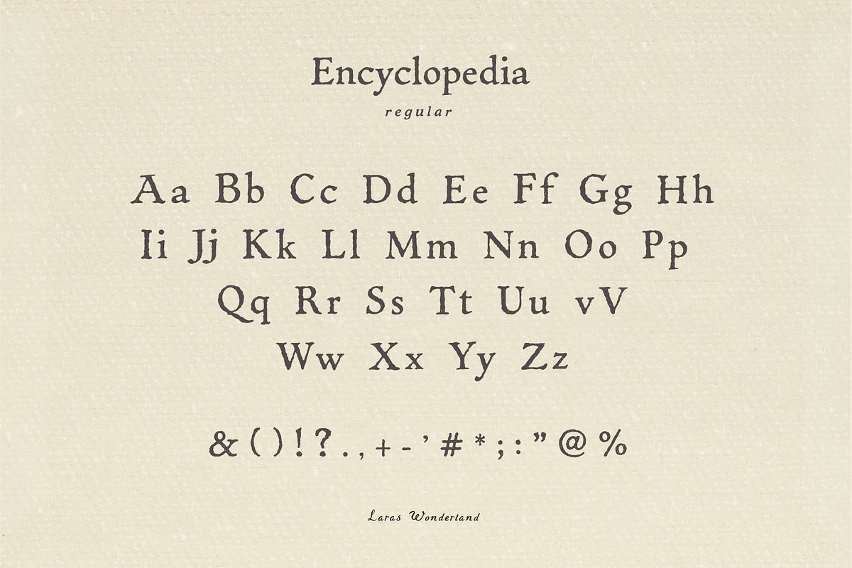 Vintage Serif & Antique Script Font, a Handwritten Font by Laras Wonderland (Photo 10 of 11)