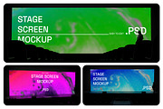 Stage Screen Mockup, an Advertising Mockup by Voar Mockups (Thumbnail 1 of 4)