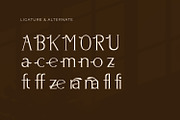 Bazena - Serif Typeface Font, a Serif Font by Rishsketch (Thumbnail 12 of 15)