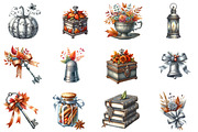 Silver Vintage Aesthetic Autumn, an Illustration by Designworld (Thumbnail 2 of 6)