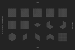 30 Vector Isometric Grids