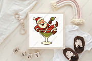 Santa Martini Christmas Martini PNG, an Illustration by CraftArtStudio (Thumbnail 4 of 4)