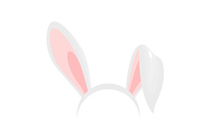 Rabbit ears realistic vector, an Object Illustration by the8monkey