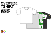 Oversize Tshirt Vector Flat Mockup, a Shirt Mockup by Infinity Mockups (Thumbnail 1 of 8)