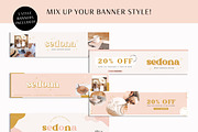 Pink Boho Etsy Shop Branding Kit, a Branding & Logo Template by Macarons and Mimosas (Thumbnail 5 of 9)