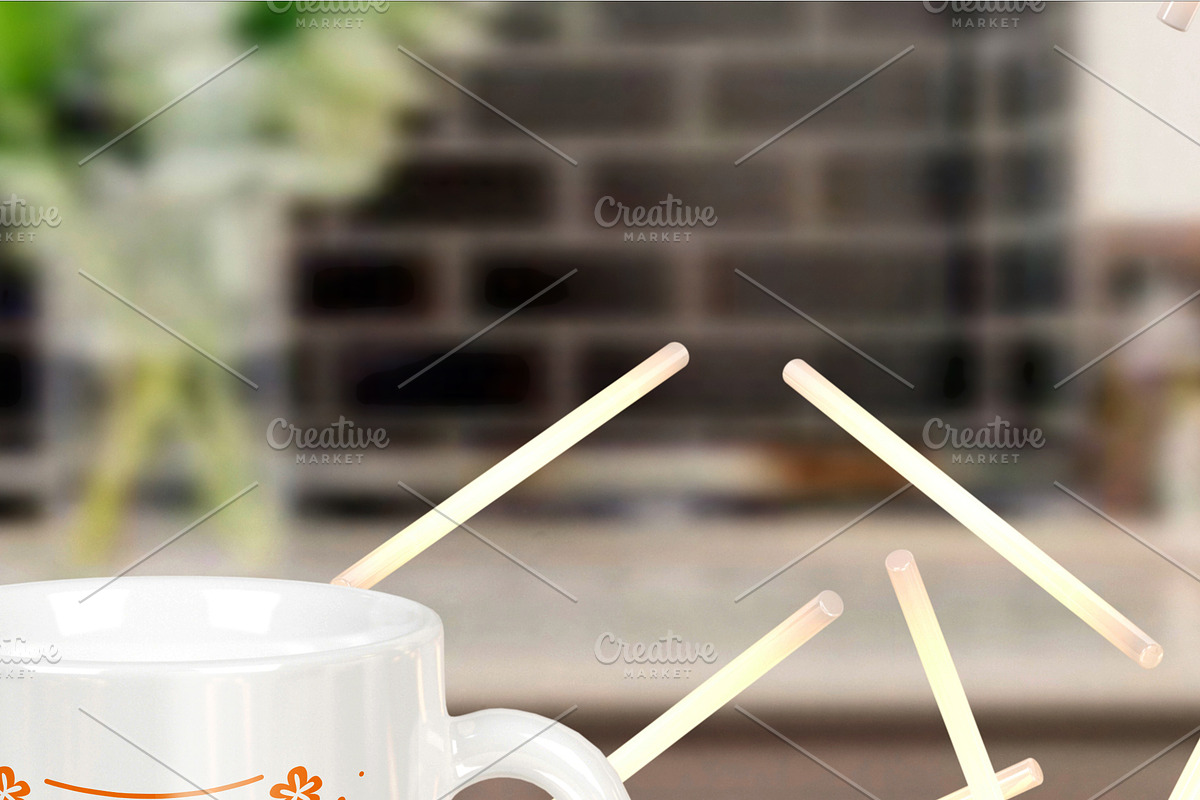 Mug White Soft Lights - Mockup, a Cups & Container Mockup by Milan Mockup (Photo 5 of 5)