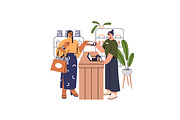 Customers paying at checkout set, a Person Illustration by Good Studio (Thumbnail 6 of 7)
