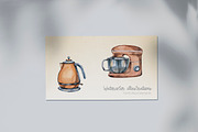 Watercolor set with kitchen clipart, a Food Illustration by Re_Margarita_Art (Thumbnail 5 of 8)