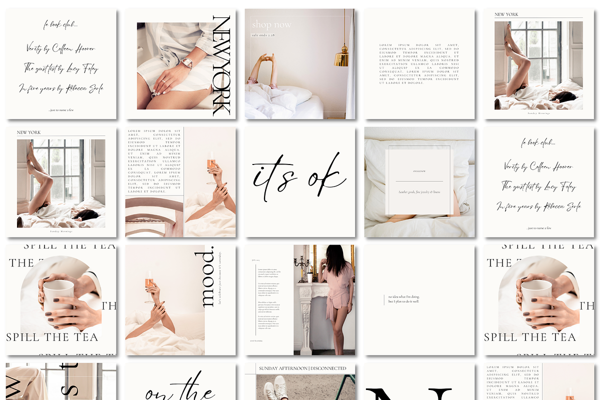 Instagram Templates, a Templates & Theme by The Edits Shop (Photo 2 of 5)