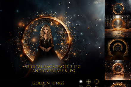 Backdrop, Golden Rings, Overlays
