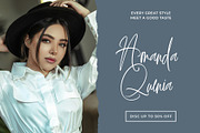 Hampother Signature Script Font, a Script Font by RantautypeStudio (Thumbnail 2 of 15)
