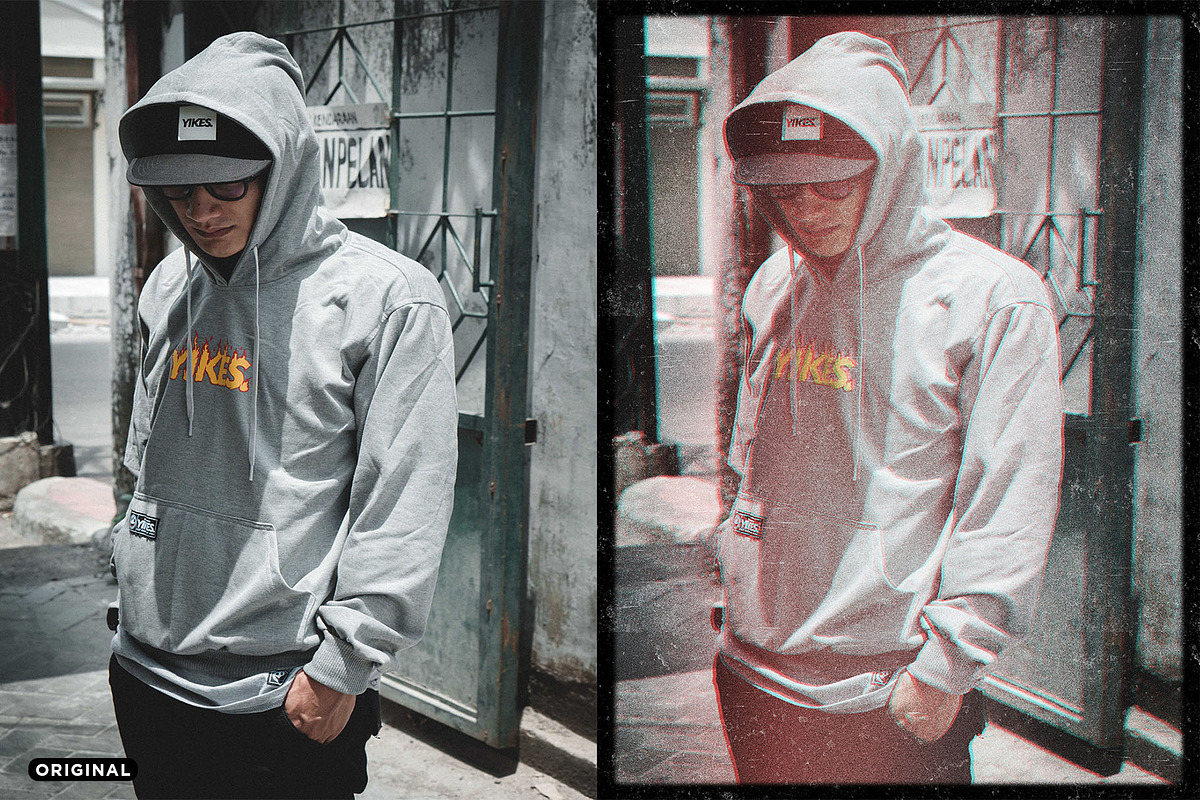VHS Analog - Photoshop Action, an Action Add-On by Shyeno (Photo 6 of 11)