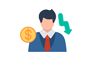 Investor Flat Icon, a Duotone Icon by Pexelpy (Thumbnail 2 of 2)