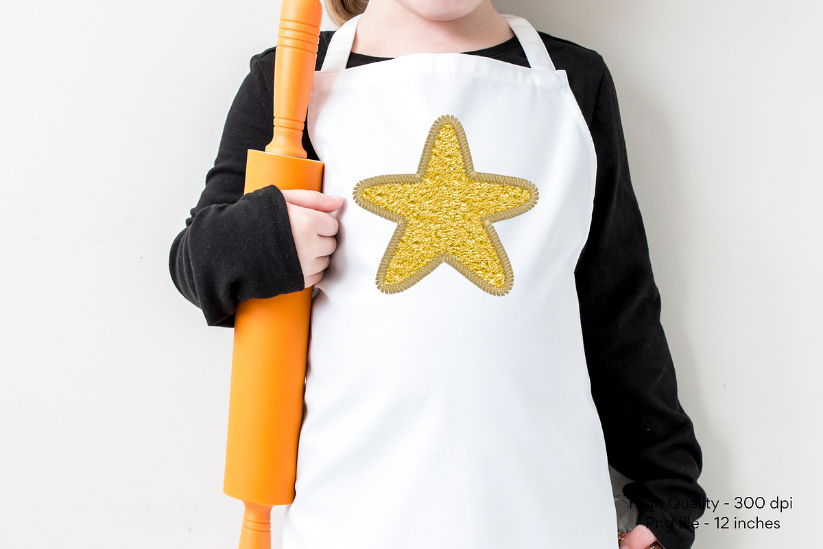 Chenille Embroidery Pastel Stars, a Texture Graphic by Murphy & Frank (Photo 3 of 4)