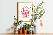 Home sweet home lettering, a Decorative Illustration by Good Studio (Thumbnail 5 of 6)