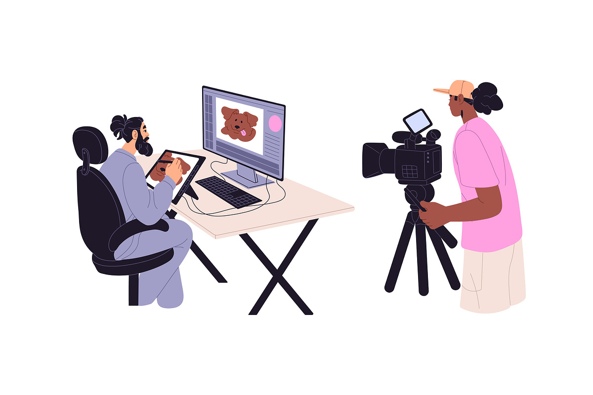 Creative professions and hobbies, a Person Illustration by PaperTrident (Photo 4 of 6)