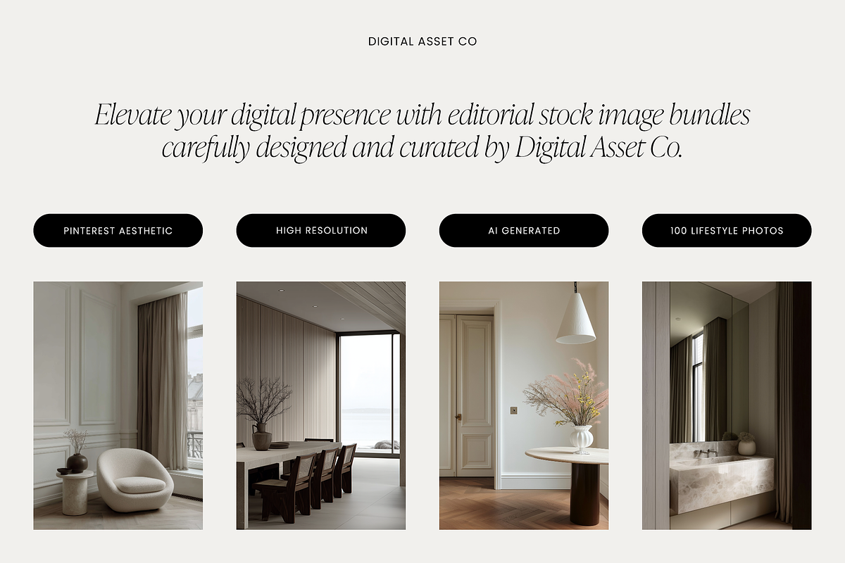 100 Interior Aesthetic Stock Images, an Architecture Photo by Digital Asset Co (Photo 4 of 7)