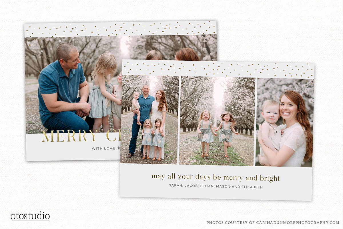 Christmas Card Template CC285, a Card Template by OtoStudio (Photo 1 of 2)