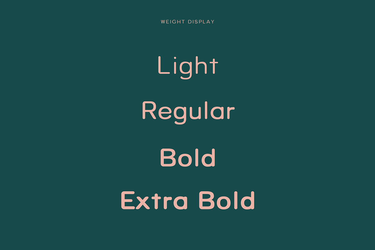 Article Round - A Geometric Typeface, a Sans Serif Font by Cassandra Cappello (Photo 6 of 8)